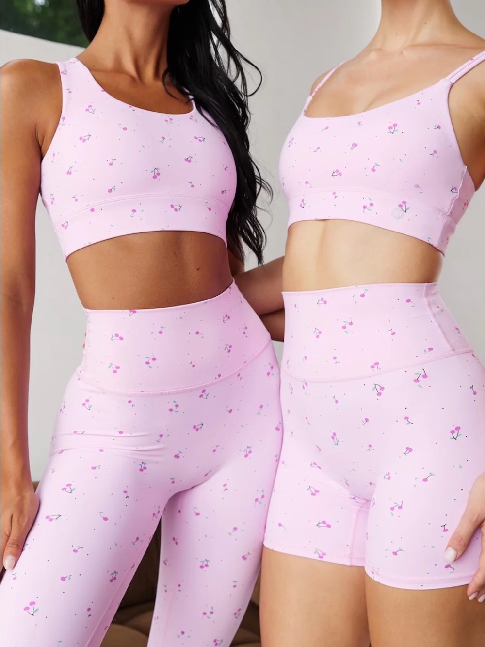 Astoria Activewear Cherry 4 Piece Set + Shrug M